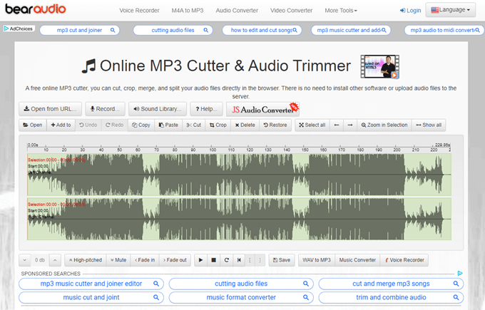 Cut, Edit or Remix Music and Songs Online for Free image 2
