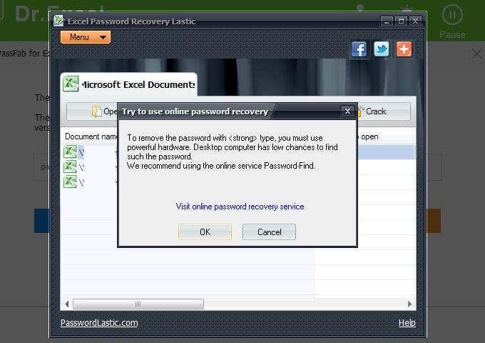 How to Remove, Crack, or Break a Forgotten Excel XLS Password image 3